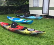 Perception Triumph sit on kayak x2