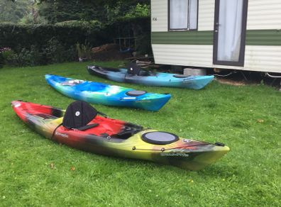 Perception Triumph sit on kayak x2