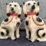 2 x Vintage Chalkware Dogs Image 9