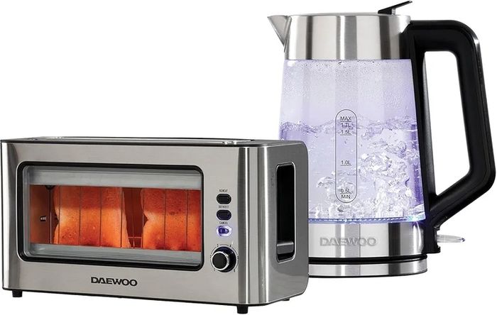 Glass Toaster & Kettle