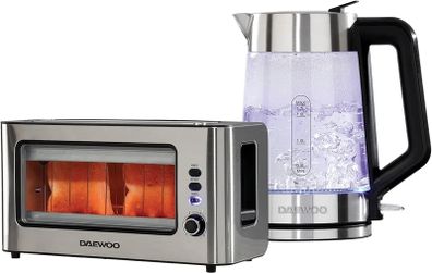 Glass Toaster & Kettle