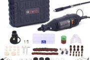 Rotary Tool Kit, 130W Multi-Functional Mini Grinder Set with 140 Accessories (Keyless Chuck &amp; Flex Shaft) Varible Speed Multi Tool