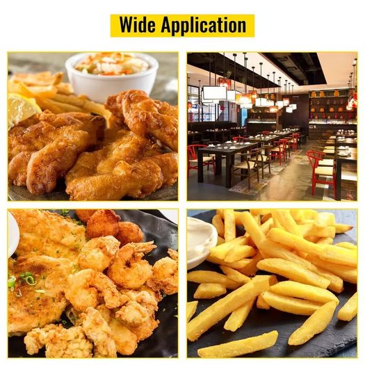 HALF PRICE RRP 260 euro 5kw 12L 220v Commercial Electric Deep Fryers 12L for Fast Food Restaurant Fried Chicken Stands Frying Chips French Fries Pork Chops