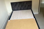 SMALL Double Headboard + Divan skirt