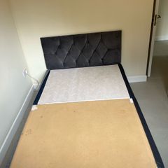 SMALL Double Headboard + Divan skirt