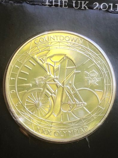 5 Pound 2011 Countdown to London 2012 Originally sealed