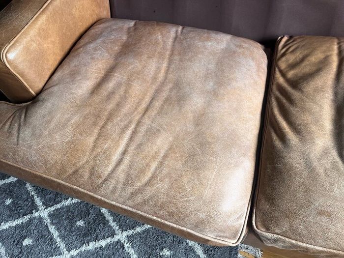 Laura Ashley Leather Sofa Bed