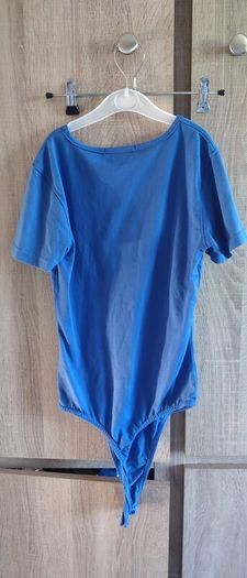 Misguided blue top bodysuit 6-8