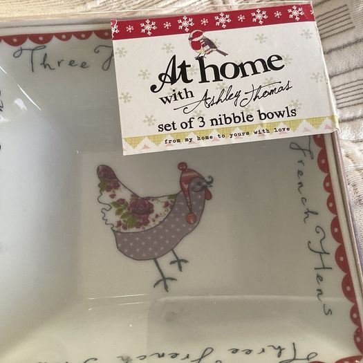Ashley Thomas Christmas Nibble bowls
