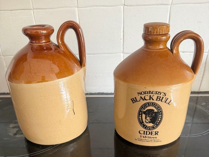 Vintage Decorative Cider Jugs