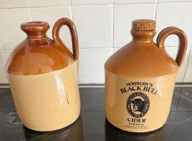 Vintage Decorative Cider Jugs