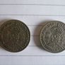 King George VI,  2 shilling coins Image 2