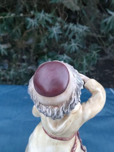 Vintage 10" Capodimonte "Merry Monk"