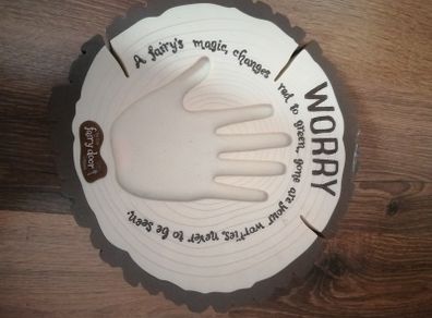 Fairy Door Worry plaque