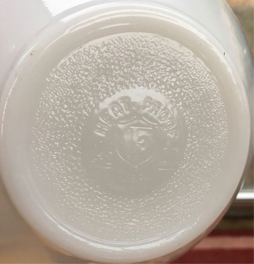 Vintage American Milk Glass Bowl  by The Federal Glass Co.