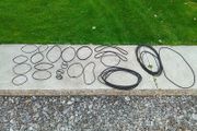 34.V Belts Job Lot.