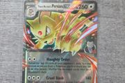 Team Rockets Persian EX Pokemon SV Black Star Promo