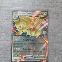 Team Rockets Persian EX Pokemon SV Black Star Promo
