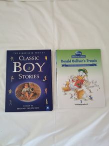 Classic boy stories and Donald Gullivers travels books