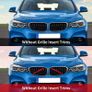 2PCS Grille Insert Trims Stripe for BMW,Front Grille Trim Stripes Cover Compatible with F20 F30 F21 F22 F23 F31 F32 F33 F34 F36 F40 F44,Red Image 2