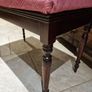 Mahogany Wooden Bench Image 2