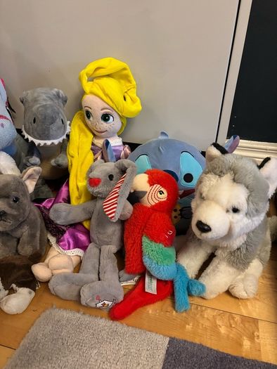 Collection of soft toys