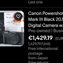 Canon G7X mark 111