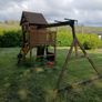Wooden Climbing Frame and Swing Set Image 4