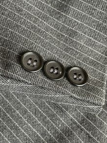 Mens Charcoal Grey Pinstripe Suit
