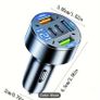 250W Fast Car Charger 3 USB + 2 PD Ports | 5 in 1 Type-C Quick Charger Adapter Image 7