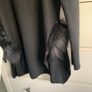 jumper black long statement jumper with fur sides detail and side slits cc fashion l/xlarge Image 3