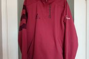 Adidas Adults Munster Rugby quarter-zip fleece