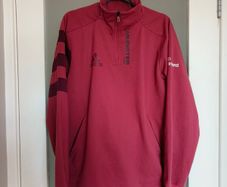 Adidas Adults Munster Rugby quarter-zip fleece