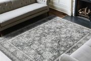 Area Rug, 8 x 10 ft Large Washable Rug, Non-Slip and Tear-Resistant Soft Carpet, Pet &amp; Child Friendly Vintage Area Rugs, Indoor Mat for Bedroom, Living Room