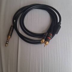 1/4" (6.35mm) TRS stereo to Dual RCA Tosino high performance