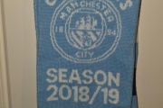 Manchester City Season 2018/2019 Scarf Football Soccer One size Unisex