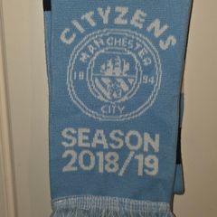 Manchester City Season 2018/2019 Scarf Football Soccer One size Unisex