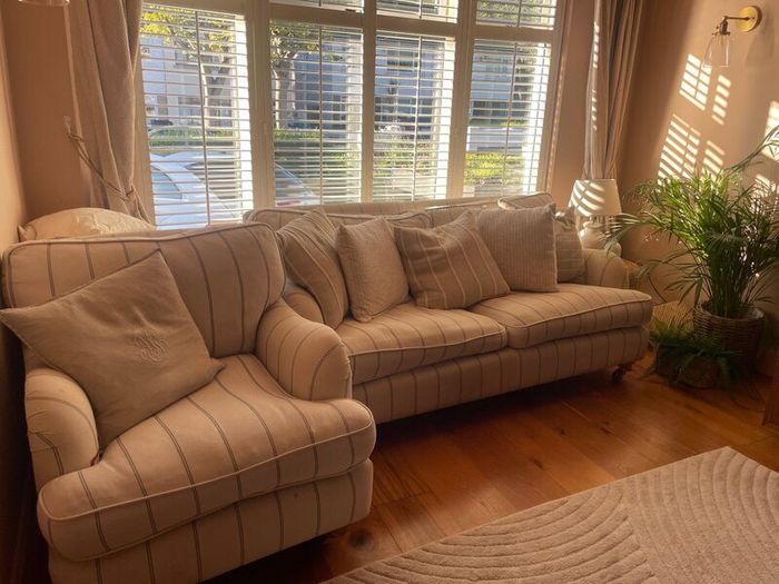 Sofa and chair
