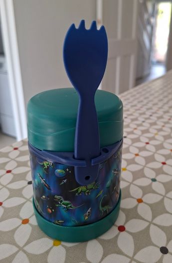 Funtainer Food Flask - Dinosaur & Space Design (New)