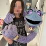 Gamma the Alien Puppet  Handcrafted One-of-a-Kind Art Piece Image 5