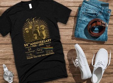 Pink Floyd 55th Anniversary 1965 - 2020 T-Shirt Pink floyd band t-shirt