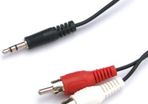 2RCA Male to 3.5 mm Stereo Cable Laptop PC Audio