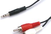 2RCA Male to 3.5 mm Stereo Cable Laptop PC Audio
