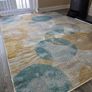 PRICE Drop IKEA UTTAG Area Rug (160x230cm) - Teal & Mustard - Excellent Condition Image 4