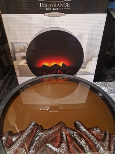 The Grange LED Battery Operated Fireplace Lantern