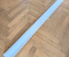 Large Premium Blackout Roller Blind 191cm W x 230cm Drop Textured Beige