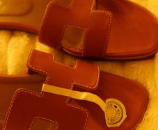 shoes inspired by Hermes