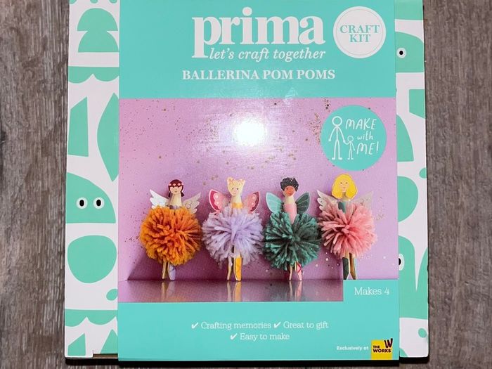 Prima Ballerina Pom Poms Craft Kit