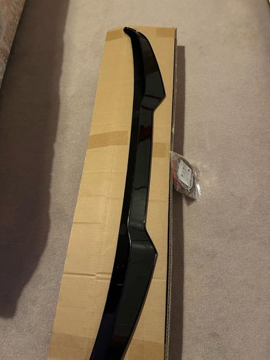 Audi a3 sline/s3 rear spoiler cap for 2016 facelift 8v (maxton style)