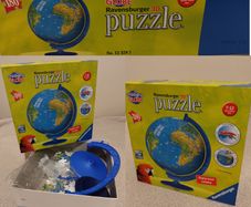 Ravensburger Children's World Globe, 3D Jigsaw Puzzle Ball